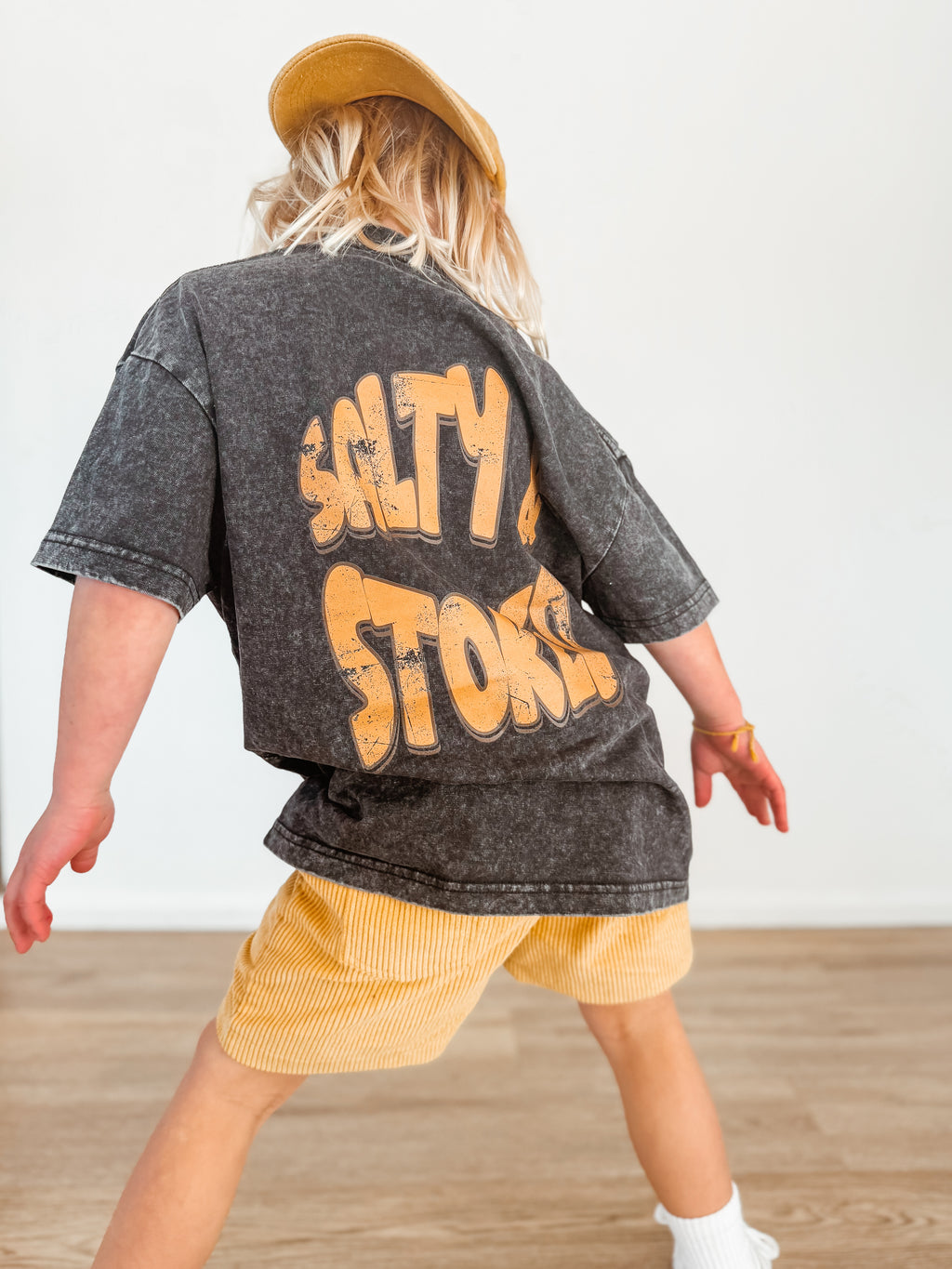 Dark Choc Chip Acid Washed T-Shirt *LIMITED EDITION*