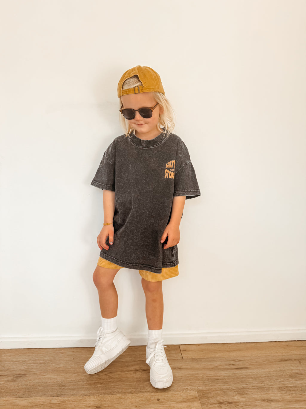 Dark Choc Chip Acid Washed T-Shirt *LIMITED EDITION*